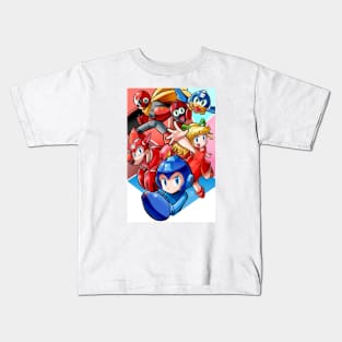 Megaman N' Friends Kids T-Shirt